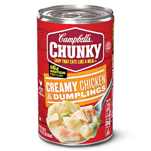 Chunky Creamy Chicken & Dumplings Soup, 18.8 oz Can