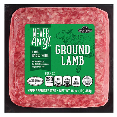 Ground Lamb, 1 lb Product Image Front shot 01