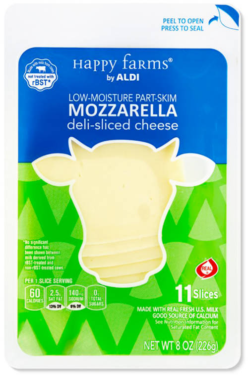 Deli Sliced Mozzarella Cheese, 8 oz