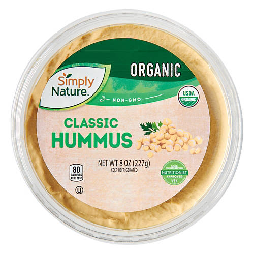 Organic Classic Hummus, 8 oz Product Image Front shot 01