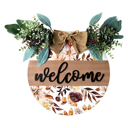 Welcome Circle Sign