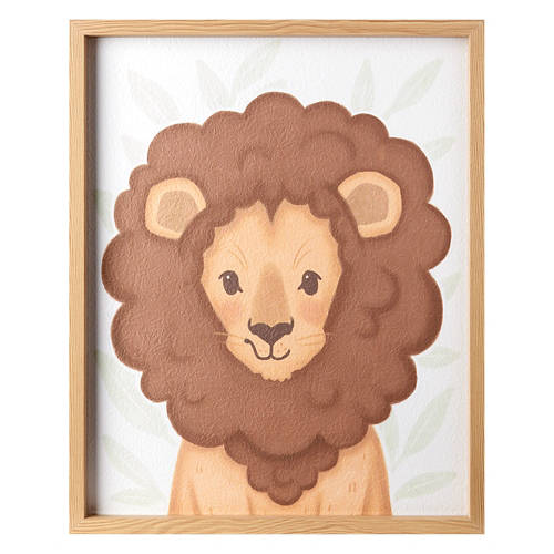 16" x 20" Baby Lion Framed Wall Art