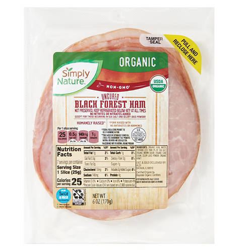 Organic Black Forest Ham, 6 oz