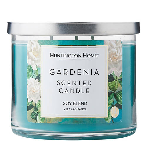 3 Wick Gardenia Scented Candle, each