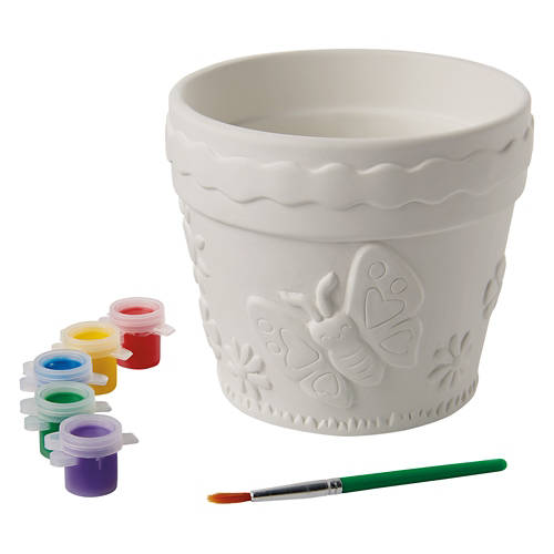 Spring Paint Your Own Butterfly Plant Pot