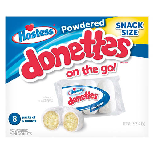 Powdered Donette's Snack Pack, 12 oz Product Image Front shot 01