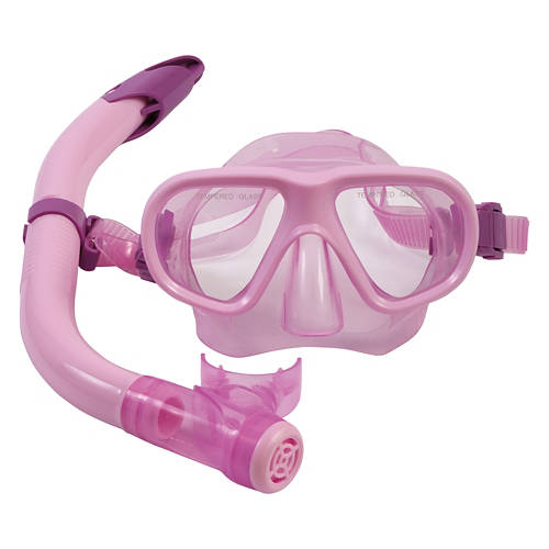 Snorkel and Diving Set - Purple, Small