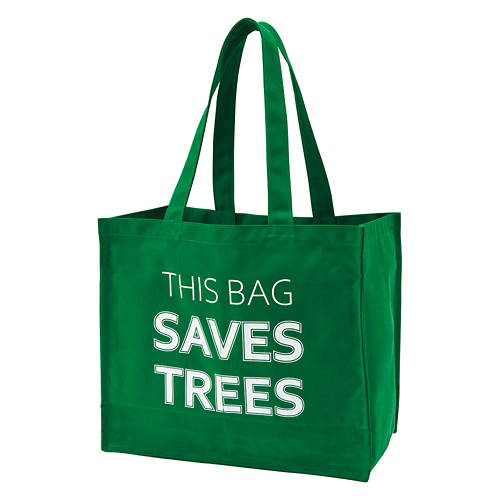 Recycled Material Tote - Green