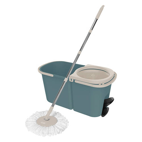 Hands - Free Spin Mop Set, Teal