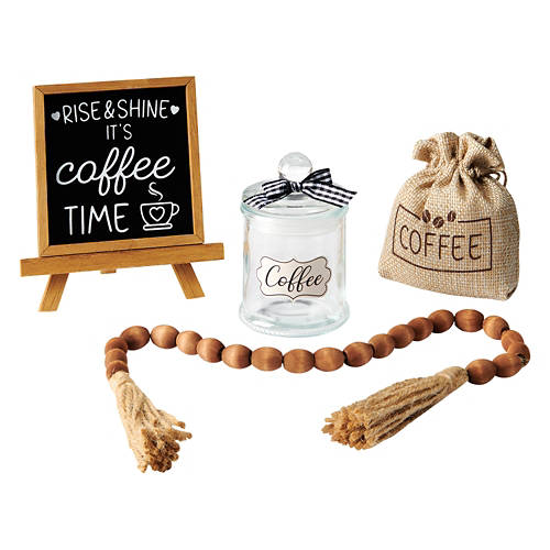 Coffee Bar Tray Objects - Rise and Shine Collection