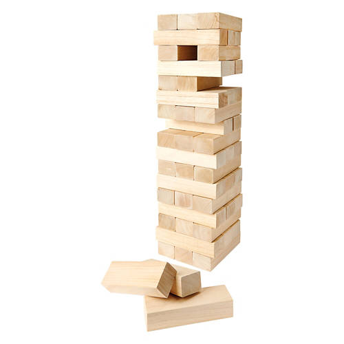 Giant Toppling Blocks, Wood
