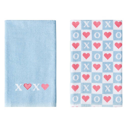 15” x 25” Kitchen Towels - XOXO, 2 Pack