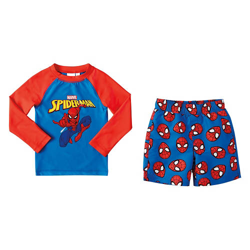 Toddler Spiderman Character Swimsuit Set - 2T
