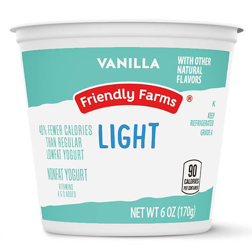 Nonfat Vanilla Yogurt, 6 oz