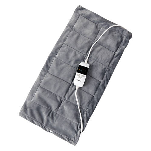 Weighted King Size Heating Pad, Grey