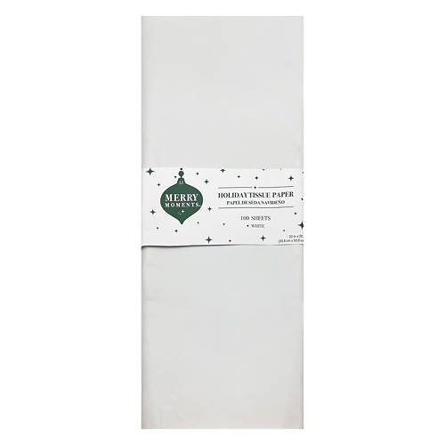 Tissue Paper - White, 100 Sheets