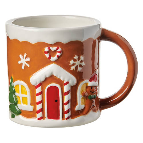 Gingerbread Shaped Ceramic Mug