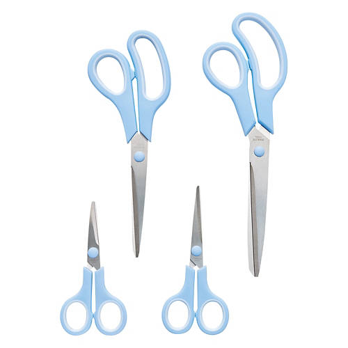 4 Piece Scissors, Blue