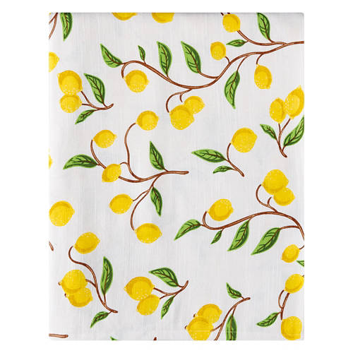 60" x 84" Cotton Tablecloth - Lemons