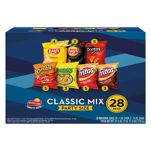 Party Size Mix Variety Flavor Pack, 28 count Product Image Front shot 01