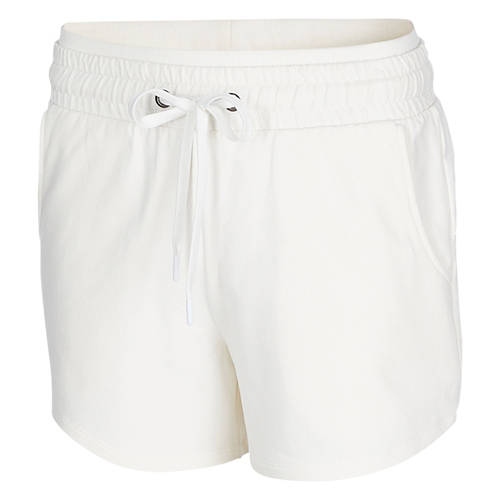 Ladies Premium Lounge Shorts - White, L Product Image Front shot 01