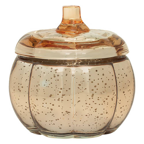 Metallic Pumpkin Candle -  Pumpkin Honeycrisp