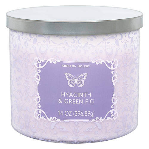 3 Wick Candle - Hyacinth & Green Fig, 14 oz