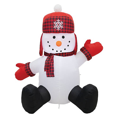 4 Feet Christmas Inflatable - Snowman