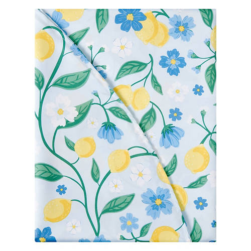 70" Round Indoor/Outdoor Tablecloth, Lemons