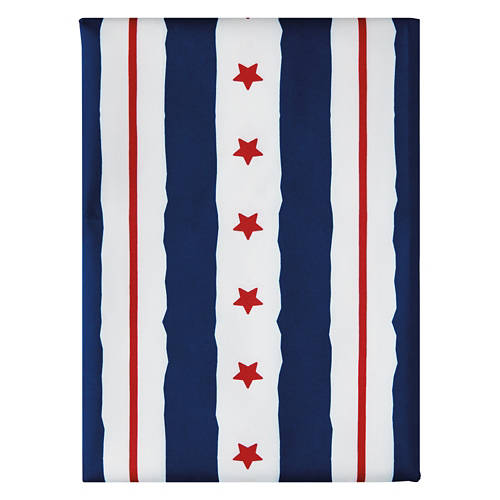 60" x  102" Indoor/Outdoor Tablecloth - Stars & Stripes Product Image Front shot 01