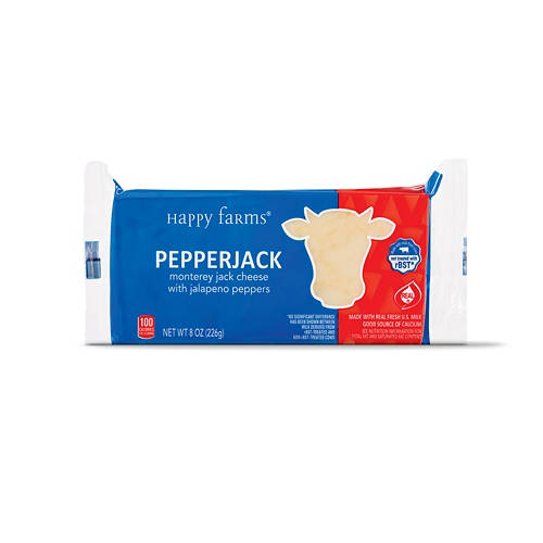 Pepper  Jack Cheese Block, 8 oz