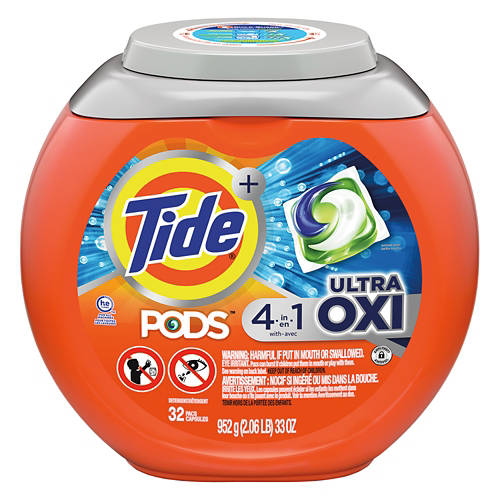 Ultra Oxi Laundry Detergent Pods, 32 count