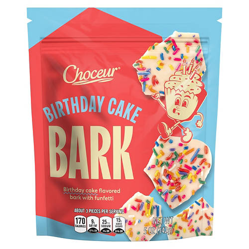 Birthday Cake Flavored Bark with Funfetti, 5 oz Product Image Front shot 01