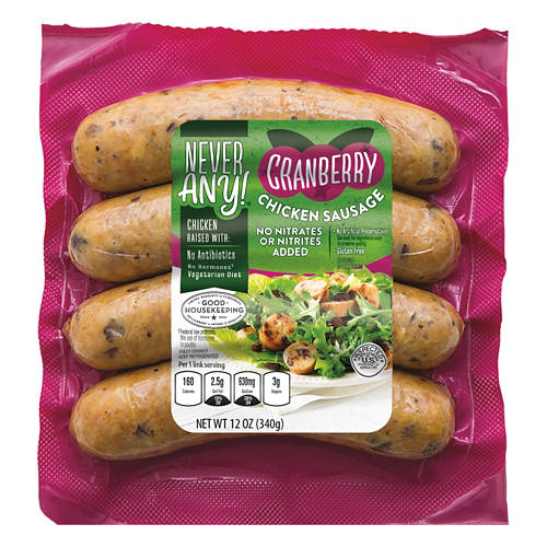 Cranberry Chicken Sausage, 12 oz