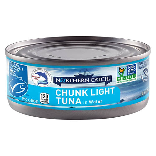 Chunk Light Tuna in Water, 5 oz Can Product Image Front shot 01