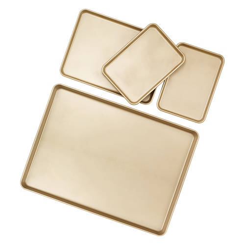4 Piece Bakeware Set, Gold Product Image Front shot 01