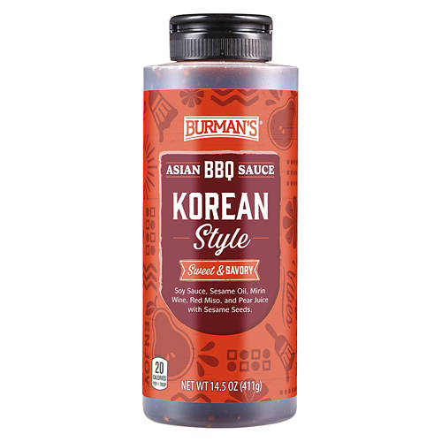 Korean  Style BBQ Sauce, 12 oz Product Image Front shot 01