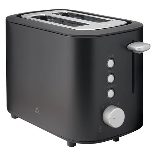 2 Slice Bread Toaster, Black