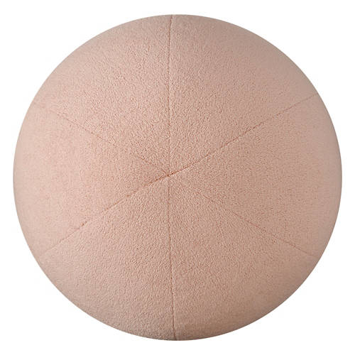 10” X 10” Velvet Sphere Luxe Pillow, Pink