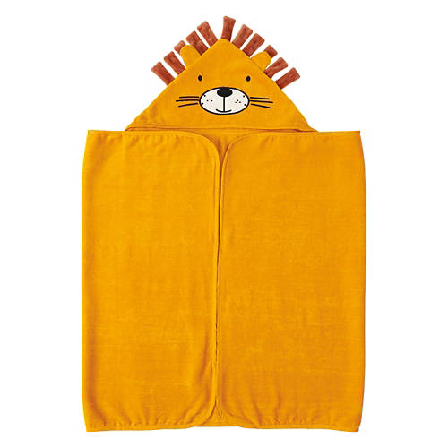 25” x 50” Kids Hooded Bath Towel - Lion