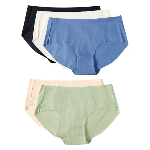 Ladies Premium Hipster Underwear - Green/Cream/Black/Blue/White, S