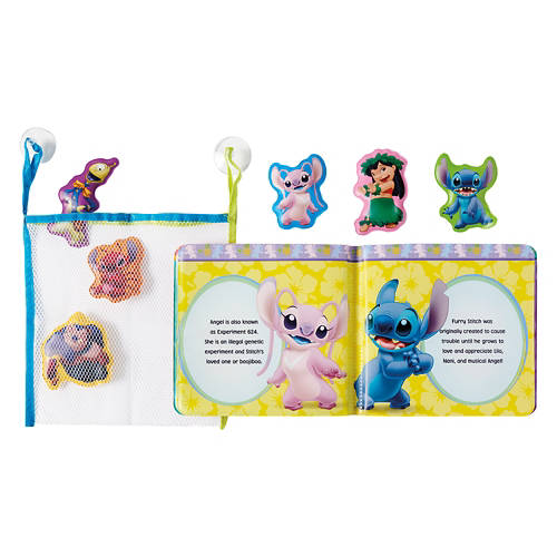 Childrens Waterproof Bath Time Book - Stitch