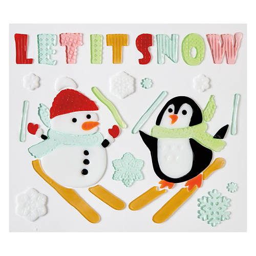 Holiday Gel Clings - Let It Snow