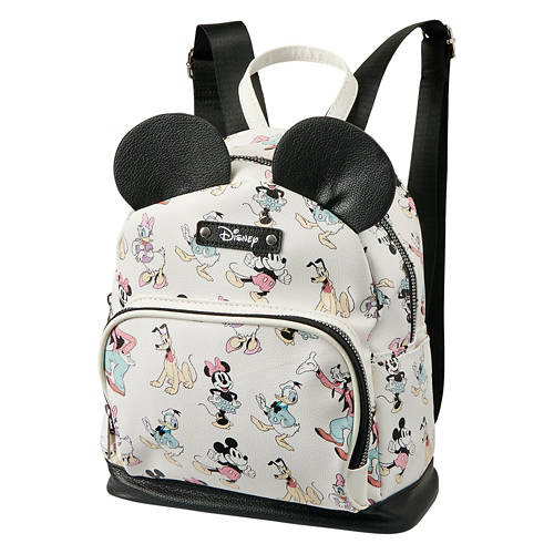 Mickey & Friends Character Backpack, White