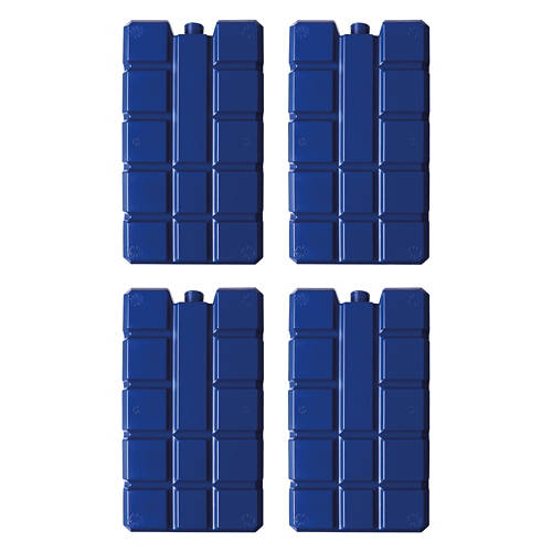 4 Pack Ice Blocks, Dark Blue