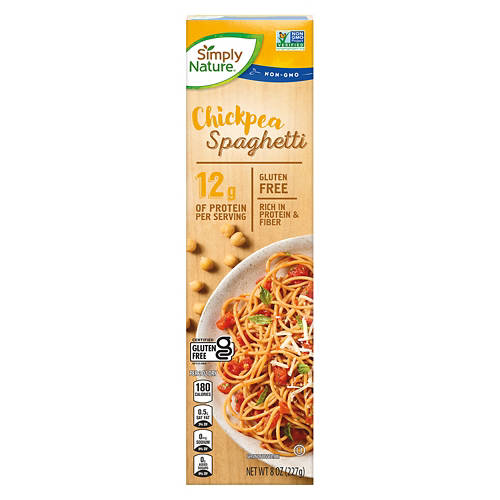 Non-GMO Gluten Free Chickpea Spaghetti, 8 oz Product Image Front shot 01
