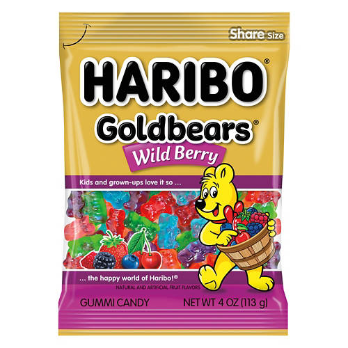 Wild Berry Flavored Gummy Candies, 4 oz Product Image Front shot 01