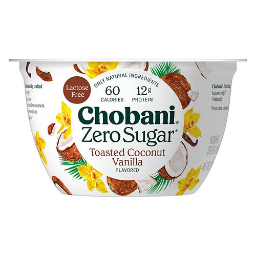 Zero Sugar Toasted Coconut Vanilla Flavored Yogurt, 5.3 oz