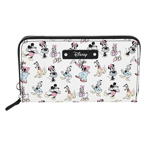 Mickey & Friends Character Wallet, White