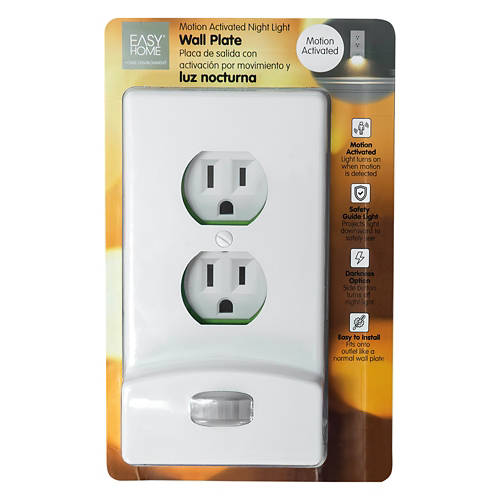 Motion Activated Night Light Wall Plate